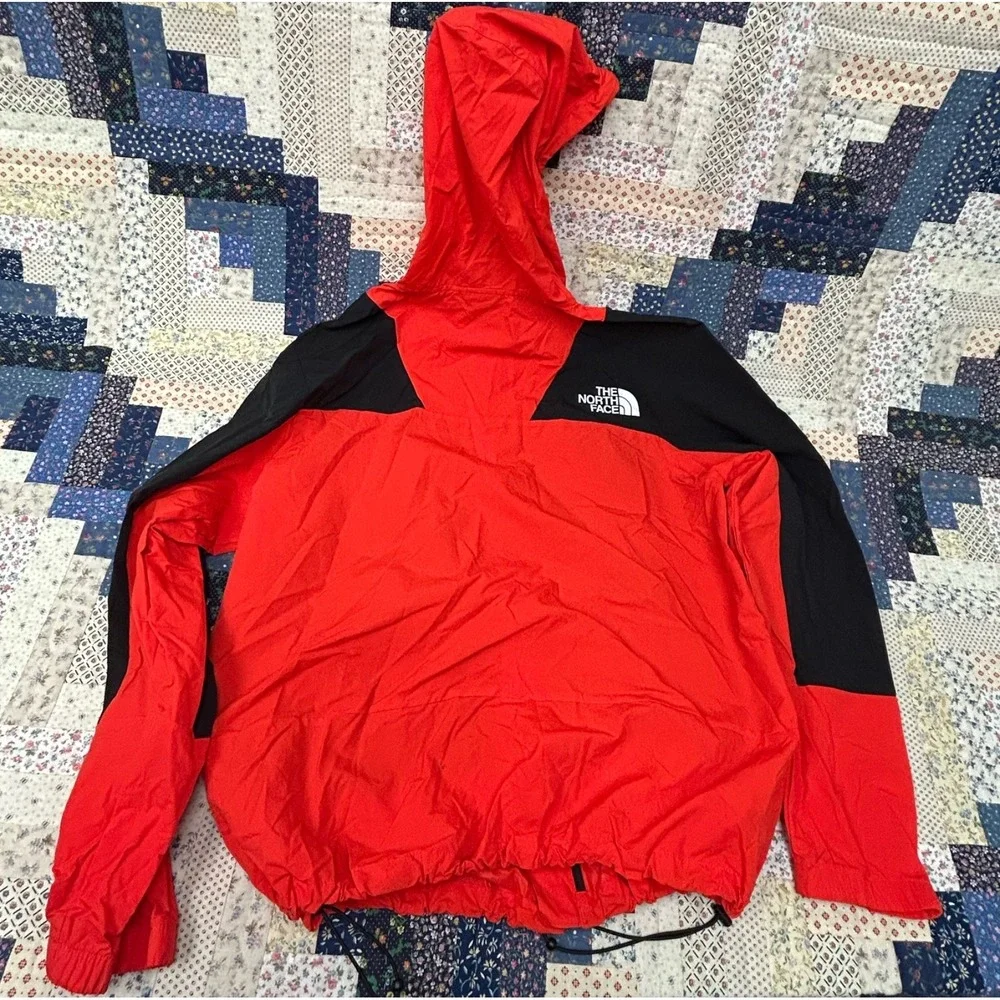 The North Face Men's Mountain Windshell Red Size XL Nylon Polyester